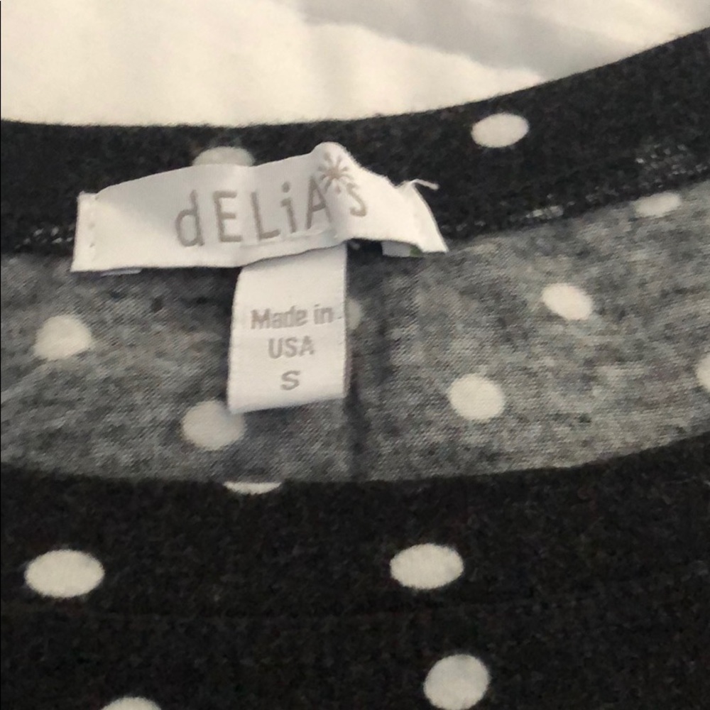 Polka dot cropped top - Picture 2 of 3